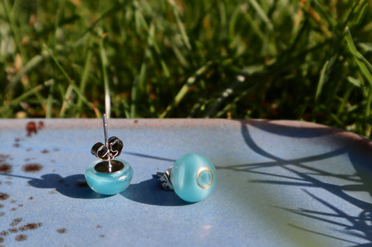 Oorbel: het blauwe oog